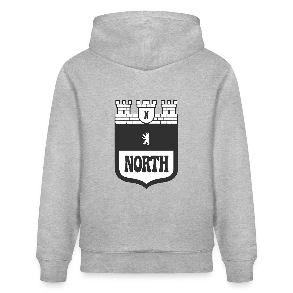 Division North Hoodie - Grau meliert