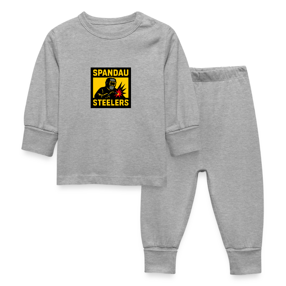 Baby Sleepsuit - Grau meliert