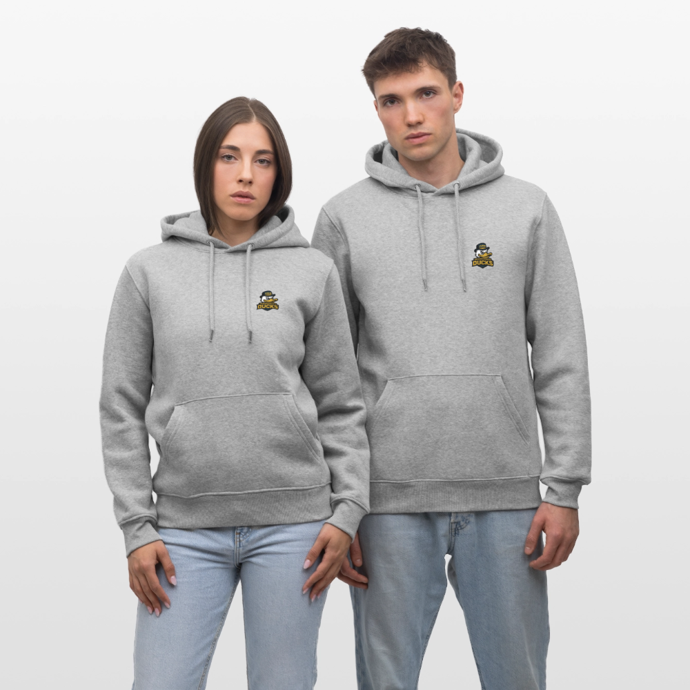 Men’s Hooded Sweater by Russell - Grau meliert