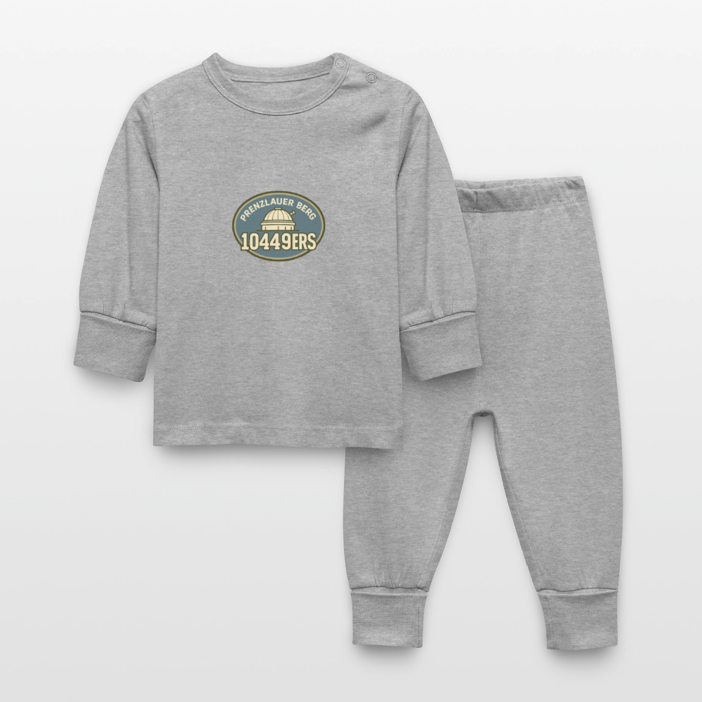 Baby Sleepsuit - Grau meliert