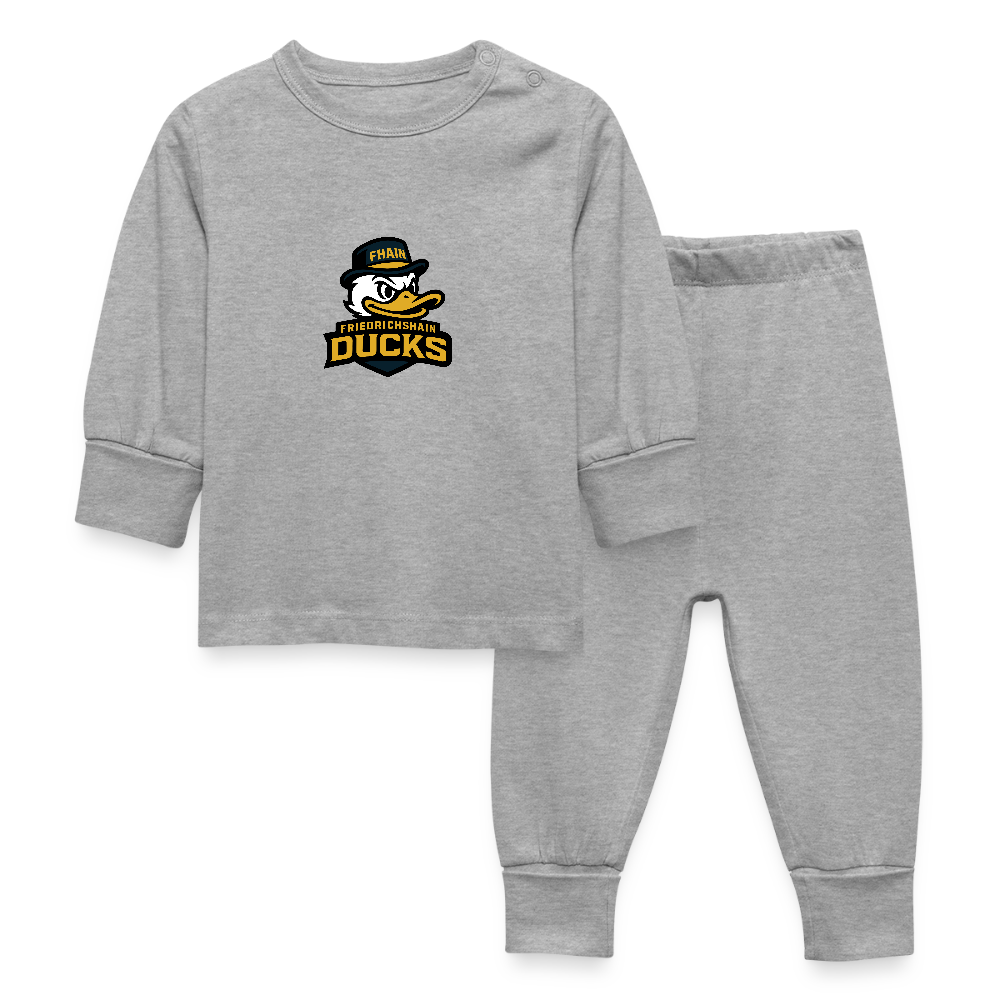 Baby Sleepsuit - heather grey