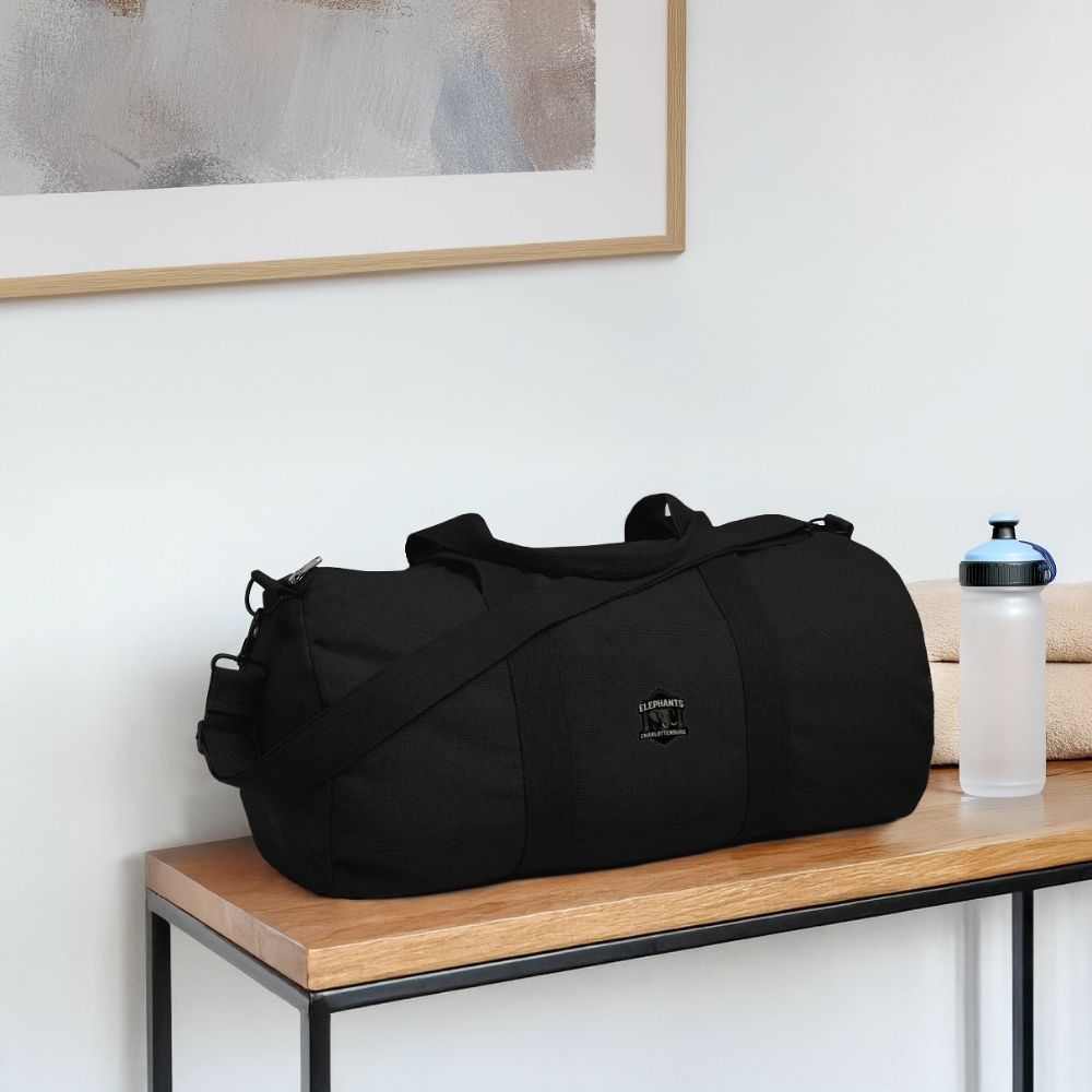 Charlottenburg Elephants Duffle Bag - Schwarz