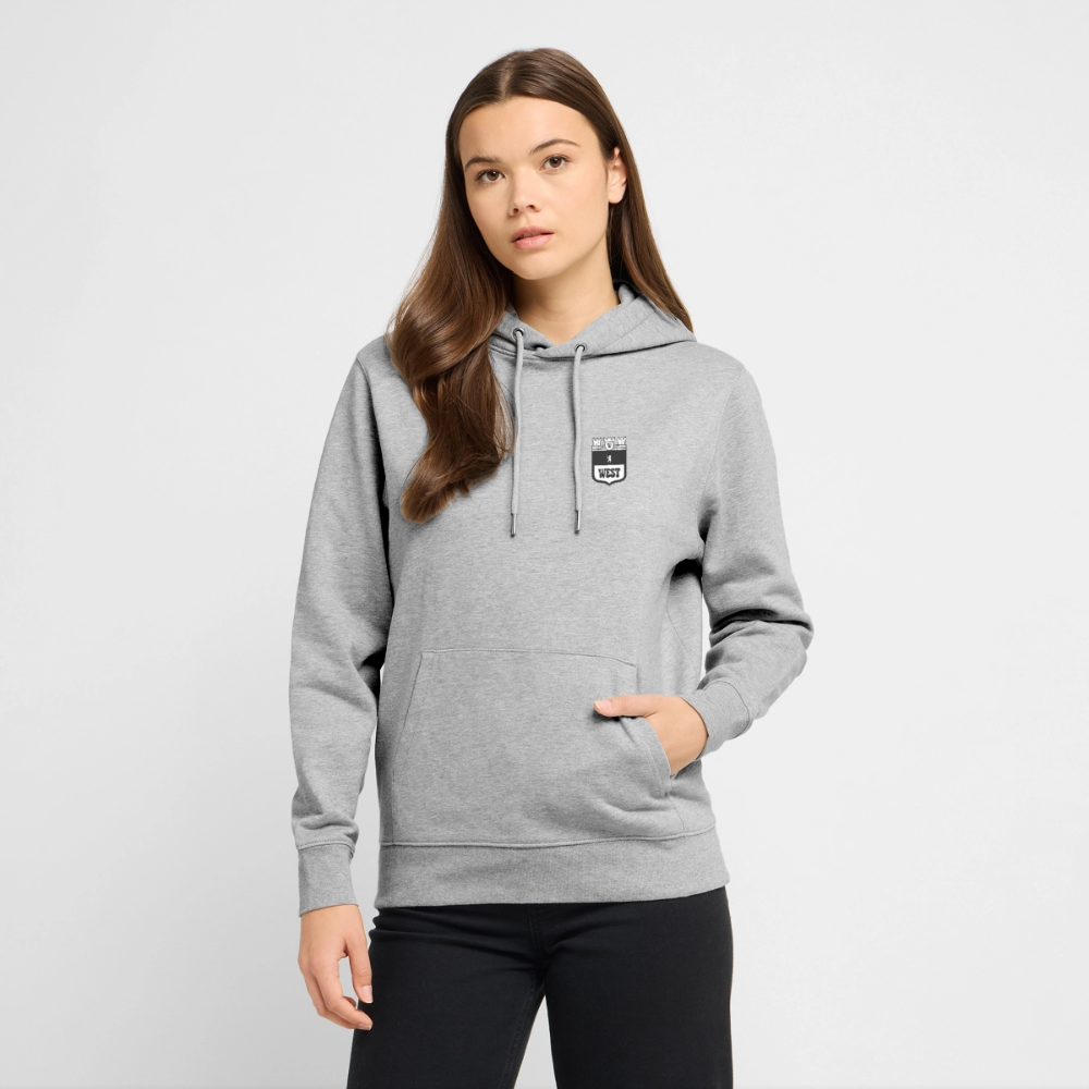 Division West Hoodie - Grau meliert