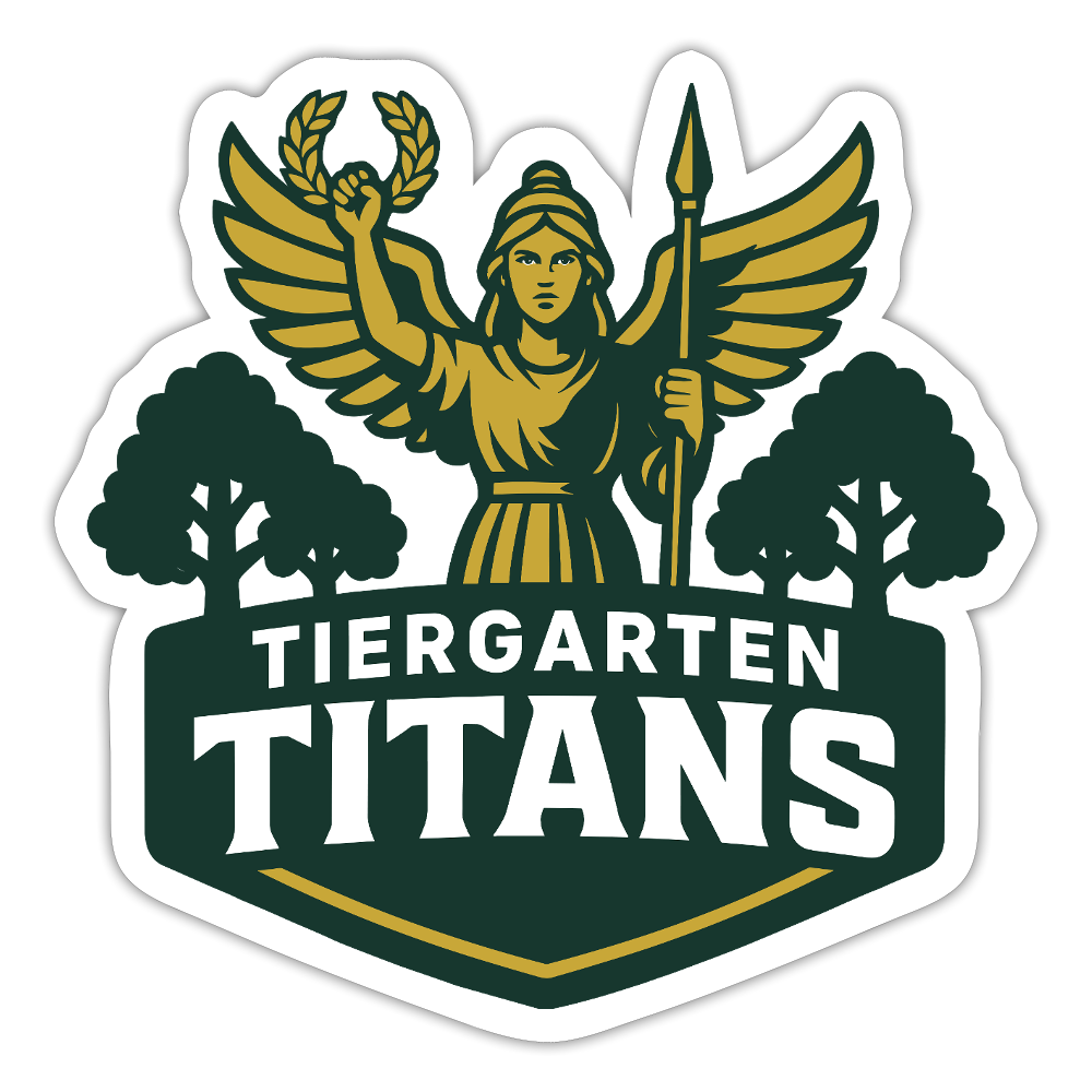 Tiergarten Titans Sticker - white matte