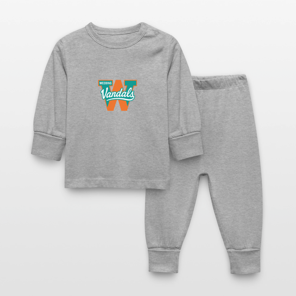 Baby Sleepsuit - Grau meliert