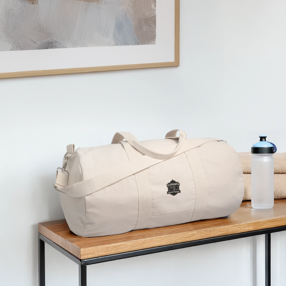 Charlottenburg Elephants Duffle Bag - Naturweiß