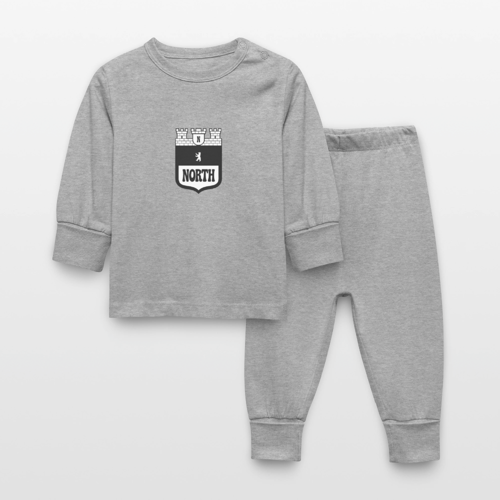 Baby Sleepsuit - Grau meliert