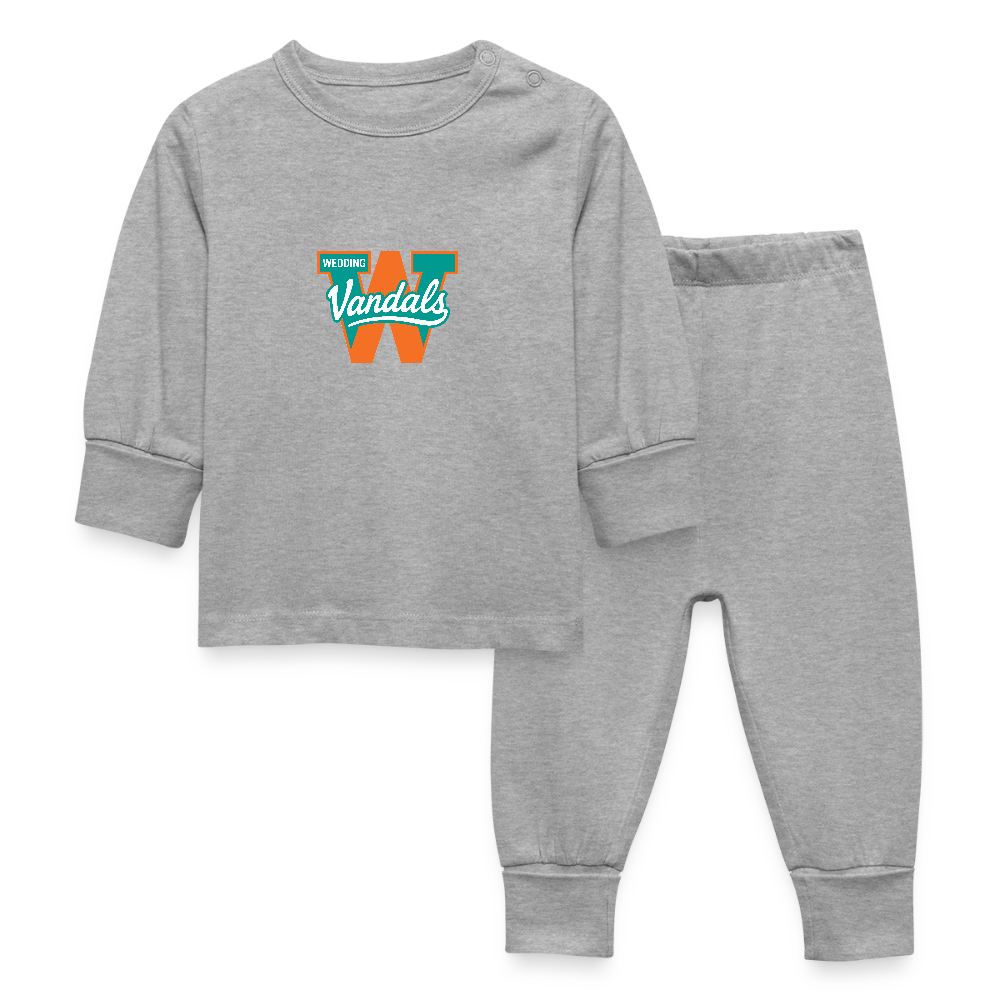 Baby Sleepsuit - Grau meliert