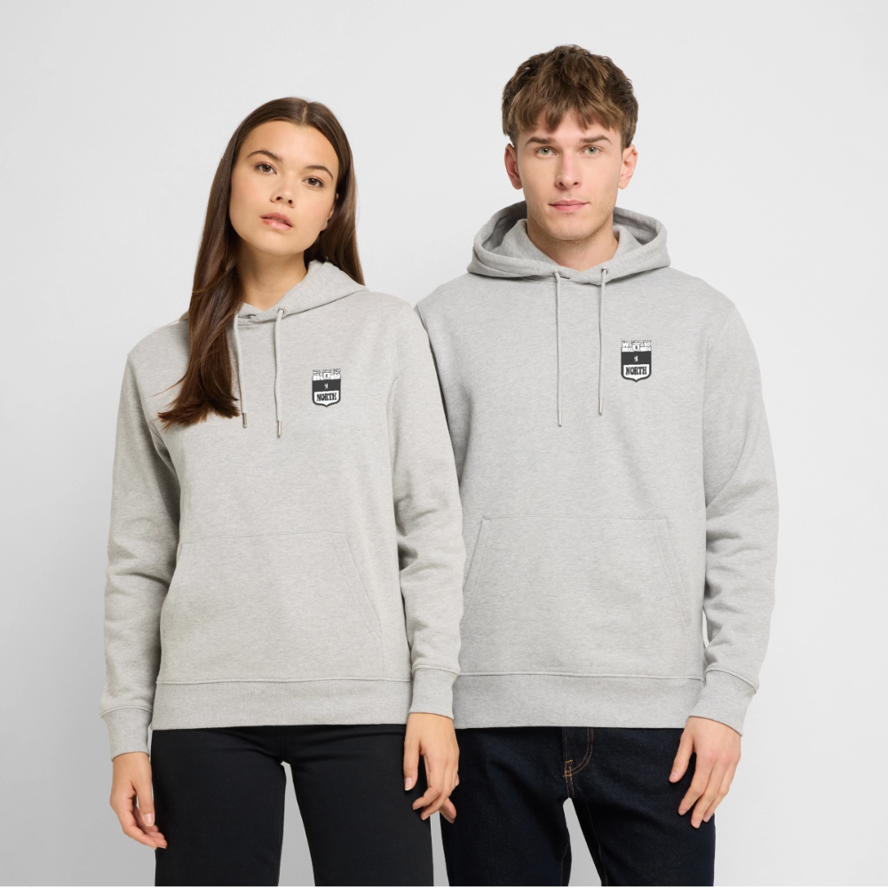 Division North Hoodie - Grau meliert