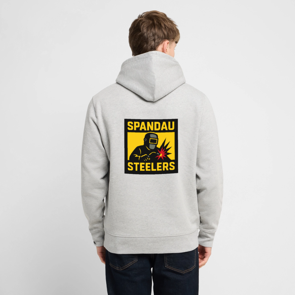 Spandau Steelers Team Hoodie - Grau meliert