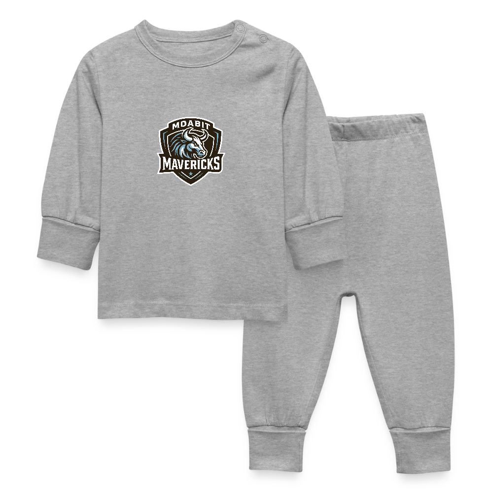 Baby Sleepsuit - Grau meliert